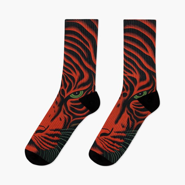 Item preview, Fiery Tiger Face designed and sold by EnchantArtCo.