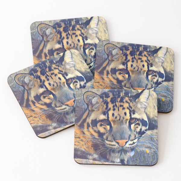 Item preview, Clouded Leopard  designed and sold by Sharon the Zoo Lady Photography .