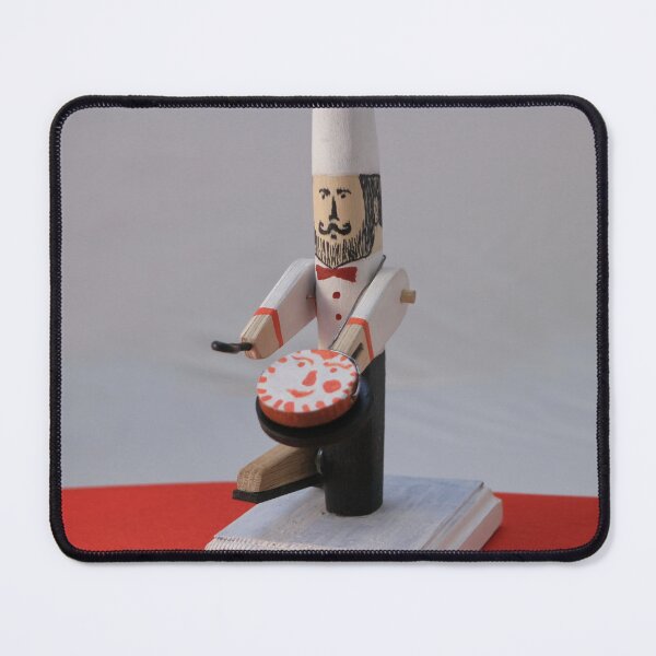 Item preview, wooden toy chef with frying pan designed and sold by mrivserg.