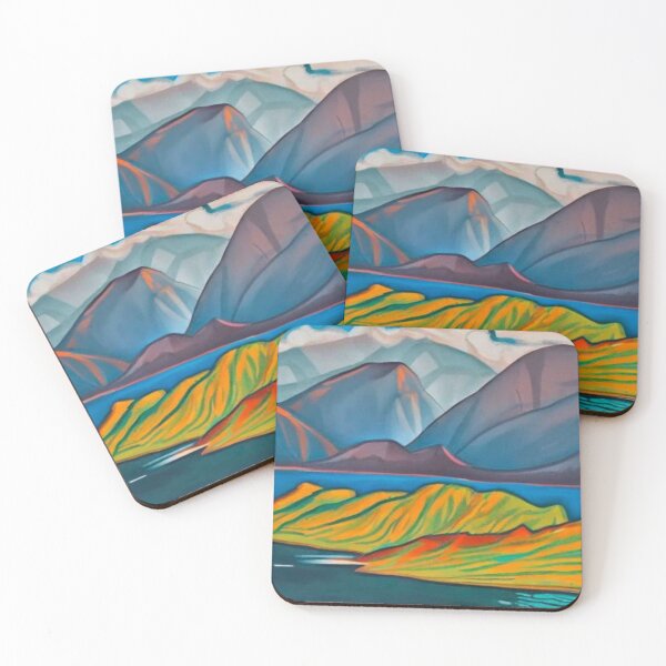 Item preview, Sunset at mountain fjord 3 designed and sold by George Hutton Hunter.