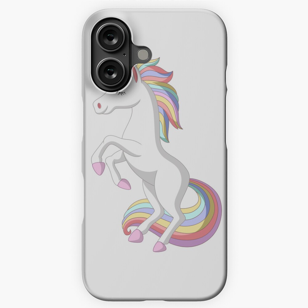 Standing Unicorn iPhone Snap Case - unicorn fantasy design by HackerLooks