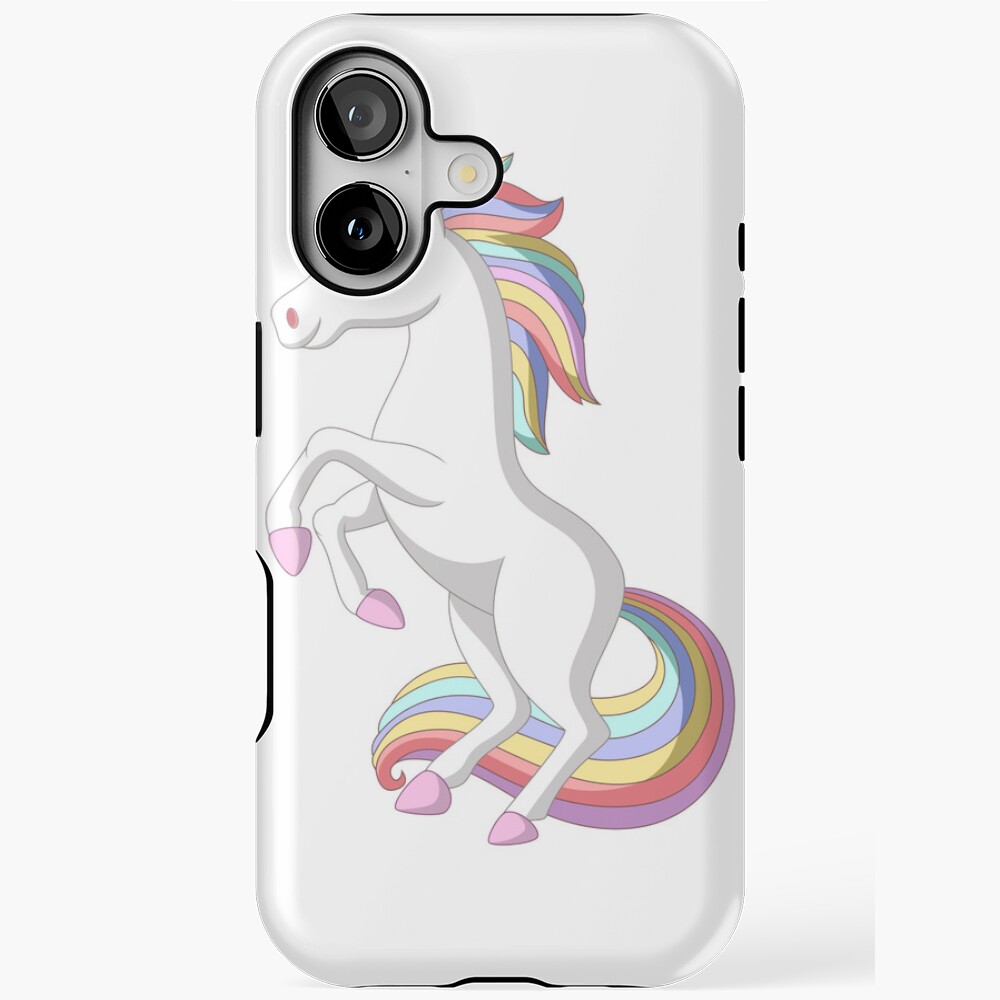 Standing Unicorn iPhone Magsafe Tough Case - unicorn fantasy design by HackerLooks