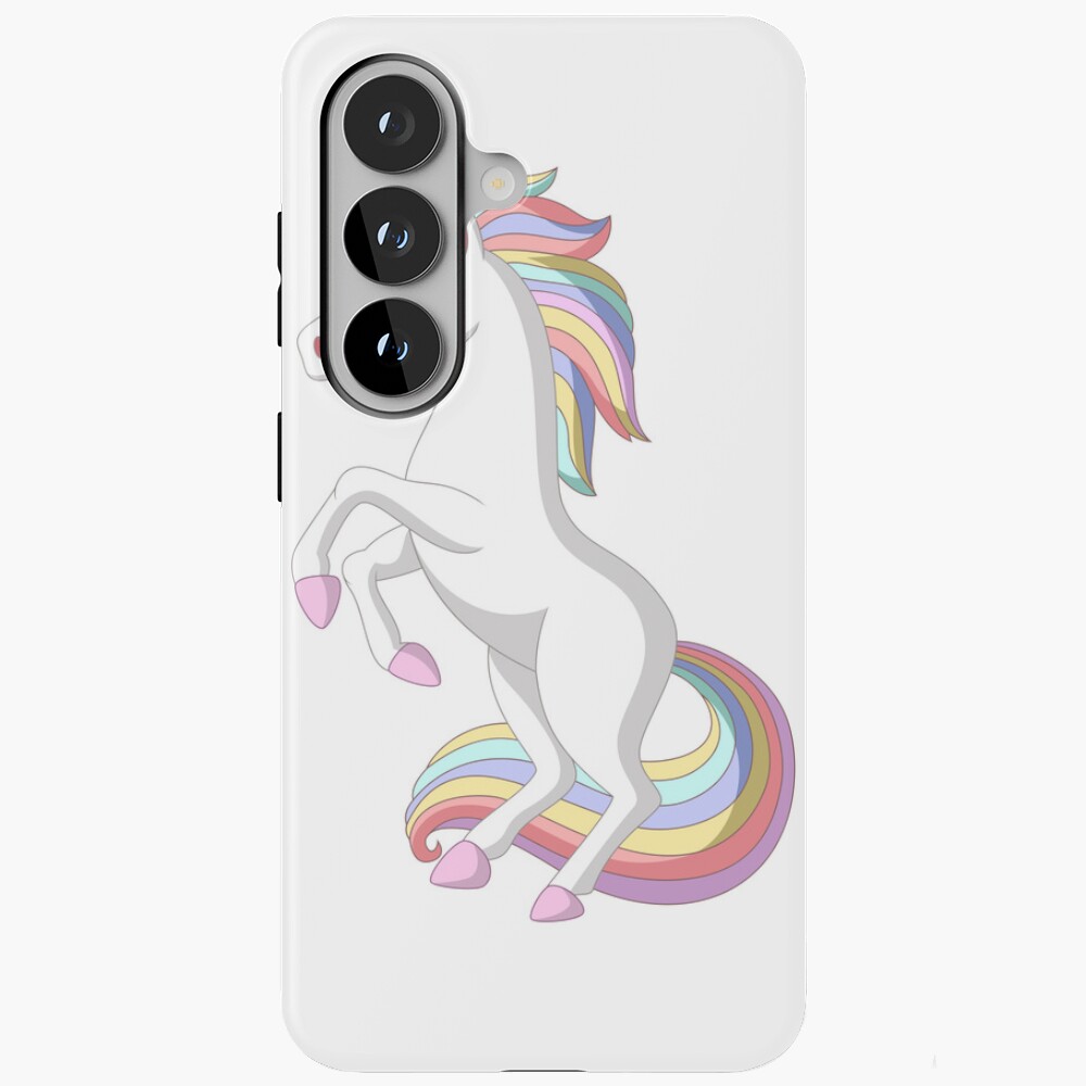 Standing Unicorn Samsung Galaxy Tough Case - unicorn fantasy design by HackerLooks