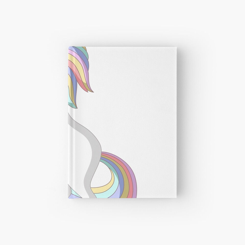 Standing Unicorn Hardcover Journal - unicorn fantasy design by HackerLooks
