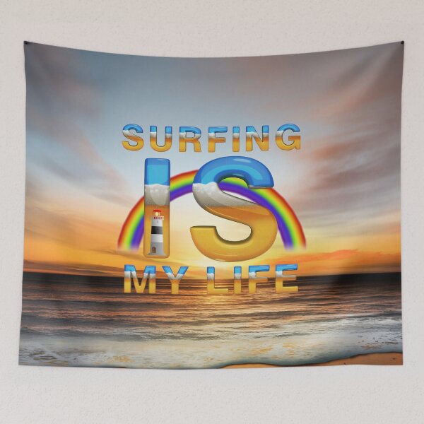 Item preview, Surfing is My Life designed and sold by teepossible.