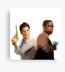 Shawn and Gus (Psych) 2 Canvas Print