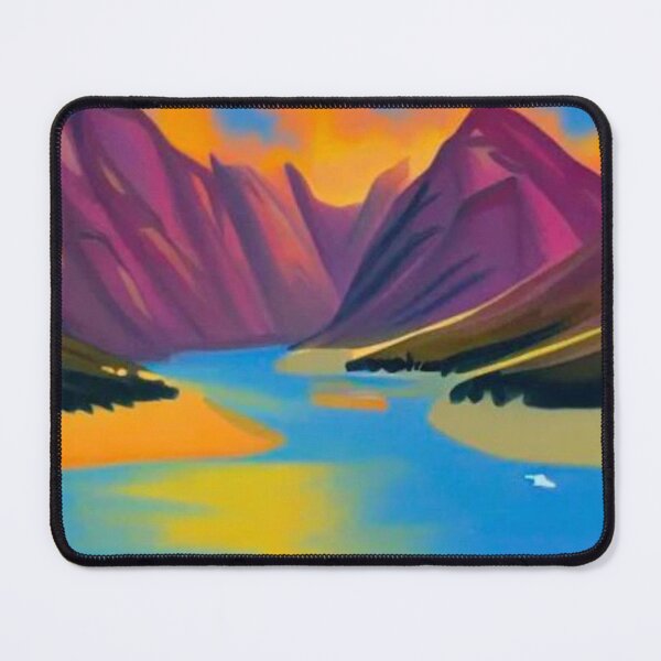 Item preview, Sunset at mountain fjord 5 designed and sold by George Hutton Hunter.
