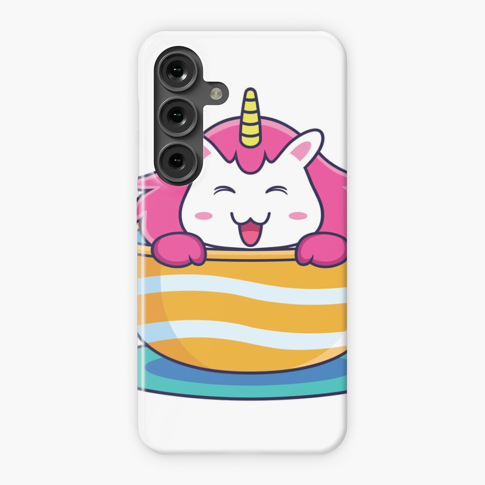 Unicorn in a Cup Phone Cases design by HackerLooks