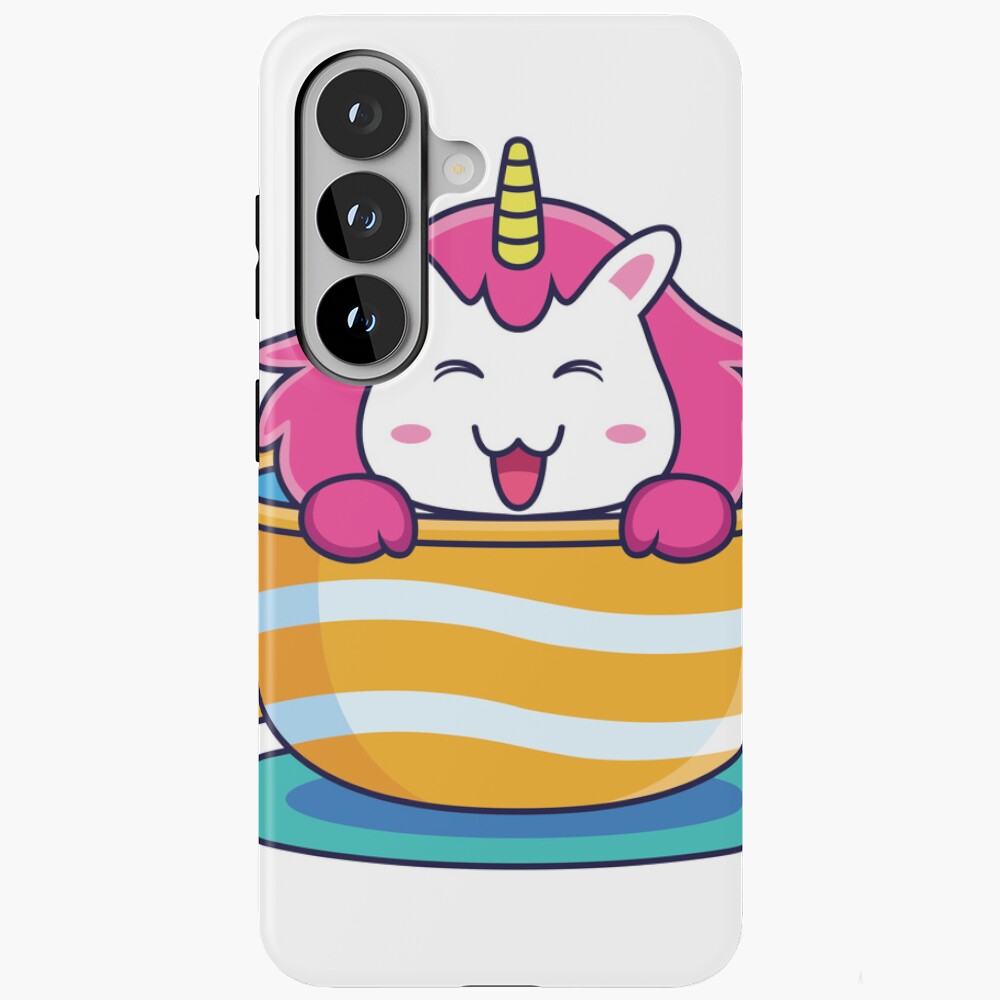 Unicorn in a Cup Samsung Galaxy Tough Case - unicorn fantasy design by HackerLooks
