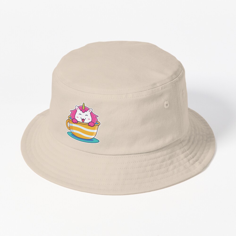 Unicorn in a Cup Hats design by HackerLooks