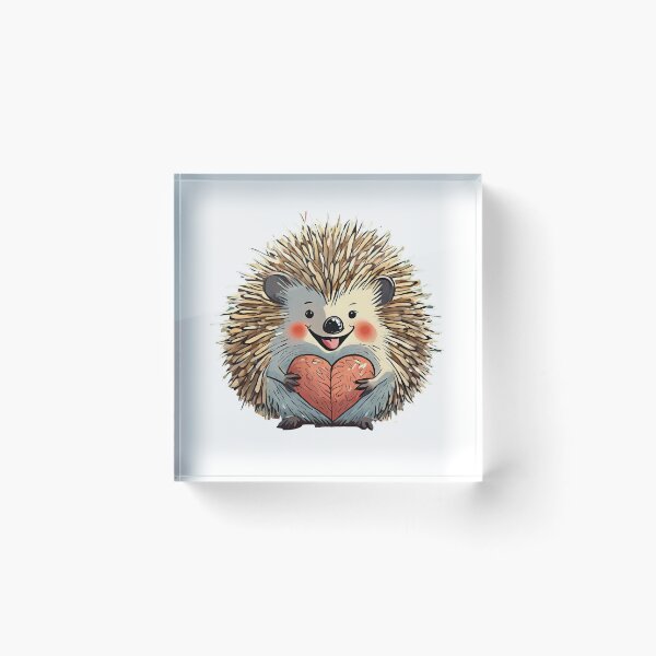 Item preview, Heartwarming Hedgehog Bliss designed and sold by omerfdln34.