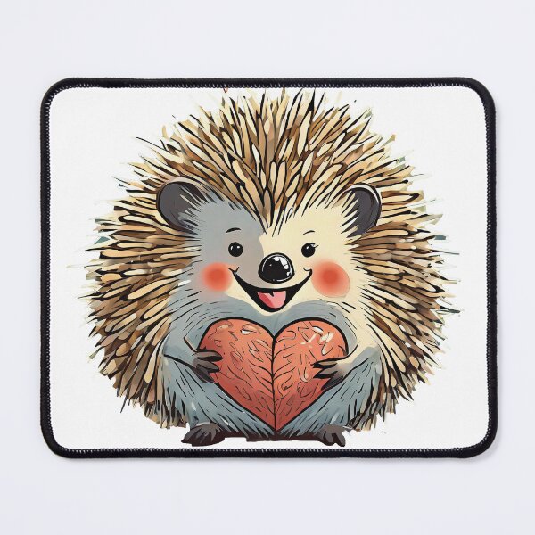 Item preview, Heartwarming Hedgehog Bliss designed and sold by omerfdln34.