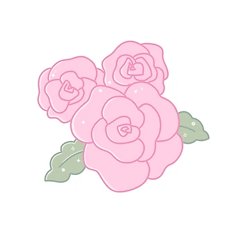 Artwork thumbnail, Pink Roses by violletine