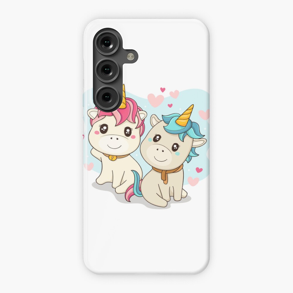 Unicorn Twin Phone Cases design by HackerLooks
