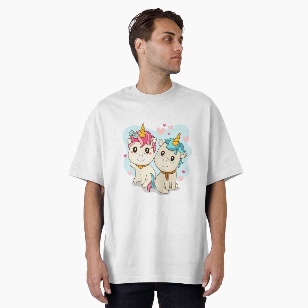 Unicorn Twin T-Shirts design by HackerLooks