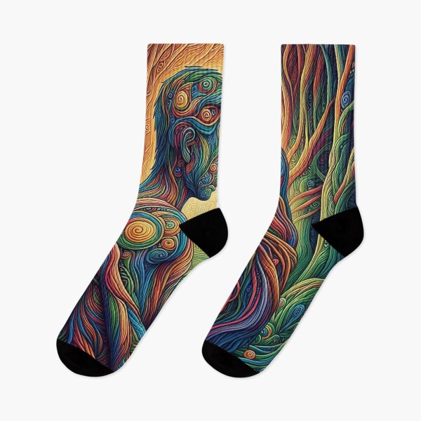 Item preview, Nature's Embrace: A Trippy Fusion of Love and Forest designed and sold by WhimsyRealm.