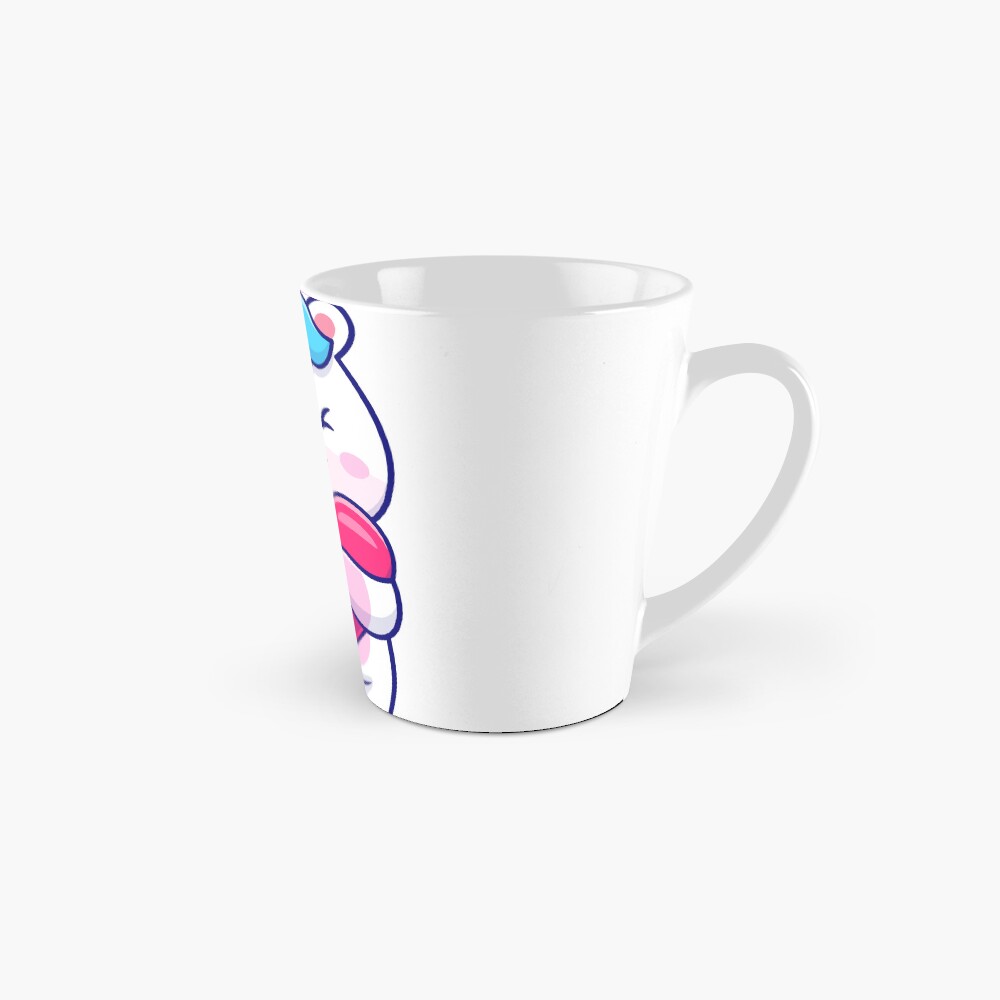 Cute Unicorn Holding a Heart Mugs design by HackerLooks