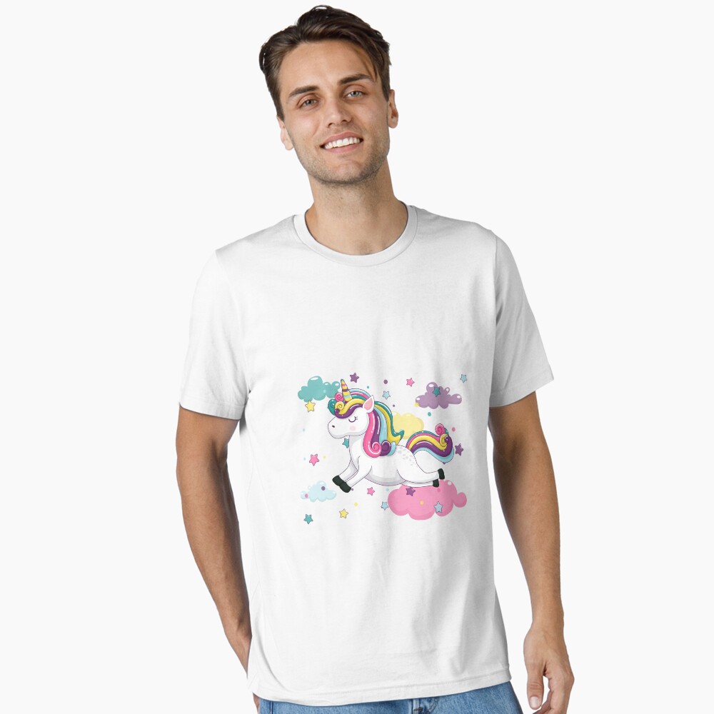 Flying Unicorn Essential T-Shirt - unicorn fantasy design by HackerLooks