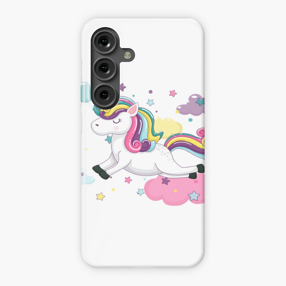 Flying Unicorn Samsung Galaxy Snap Case - unicorn fantasy design by HackerLooks