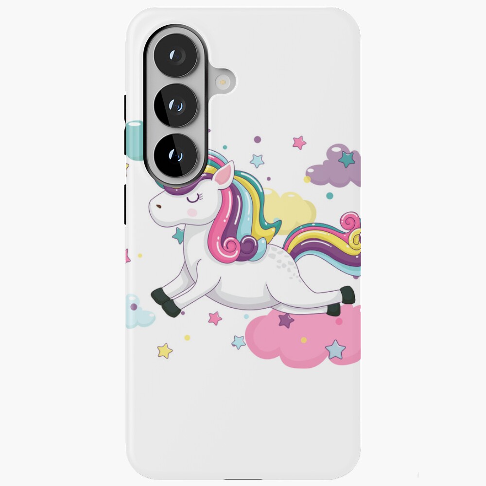 Flying Unicorn Samsung Galaxy Tough Case - unicorn fantasy design by HackerLooks