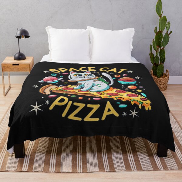 Item preview, Space cat pizza galactic graffiti designed and sold by Pawel Oska.