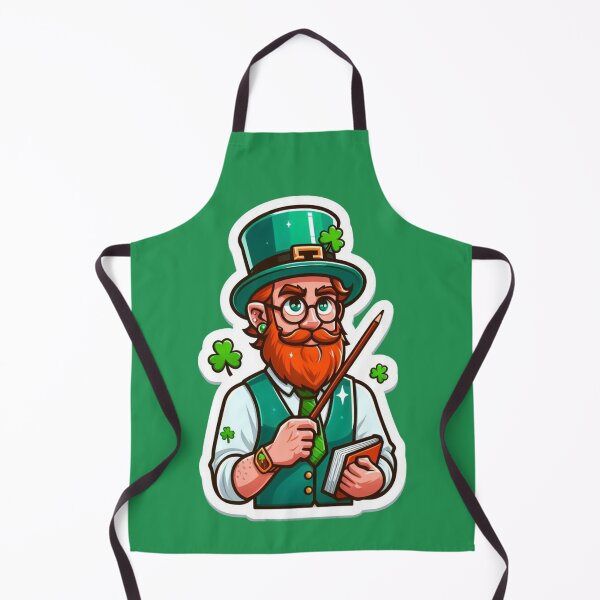 Item preview, saint patricks day bearded teacher, St patricks day design designed and sold by wittyprinttop.