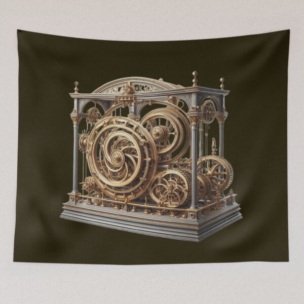 Item preview, FROM THE INVENTIONS SERIES - OLD TIME MACHINE, OLD TIME MACHINE, Clock, MECHANICAL DRIVE, TYPOGRAPHY, designed and sold by 2012DreamVision.