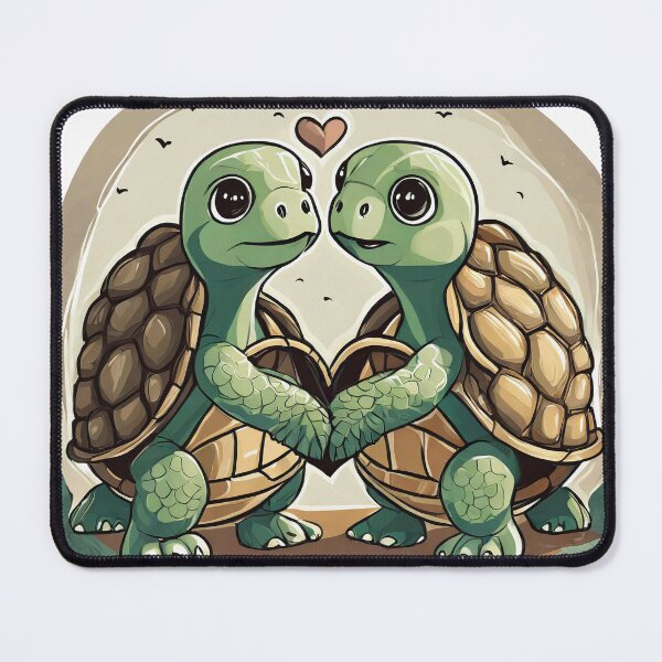 Item preview, Heartwarming Turtle Duo designed and sold by omerfdln34.