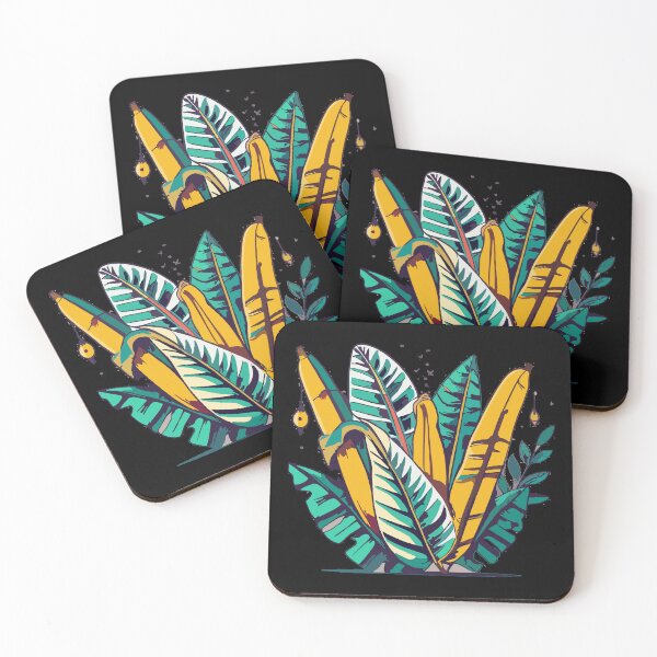 Item preview, Large colorful banana leaves designed and sold by desinganddecor.