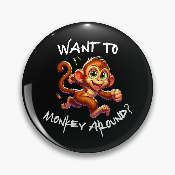 Item preview, Want to Monkey Around Valentine designed and sold by 5PointsDigital.