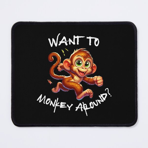 Item preview, Want to Monkey Around Valentine designed and sold by 5PointsDigital.