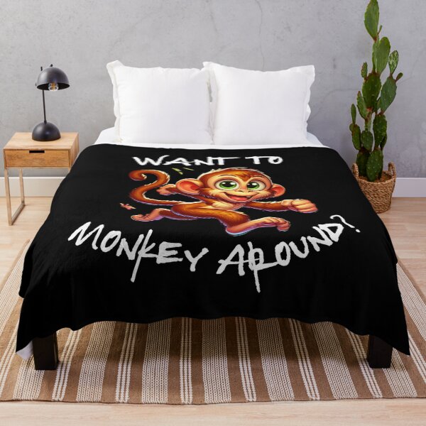 Item preview, Want to Monkey Around Valentine designed and sold by 5PointsDigital.