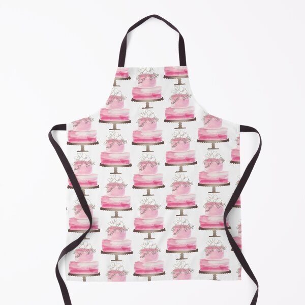 Item preview, Pink Watercolor Cake with Flowers designed and sold by Angela Cini.
