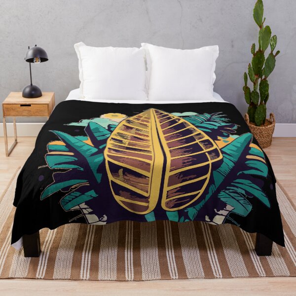 Item preview, Large colorful banana leaves designed and sold by desinganddecor.