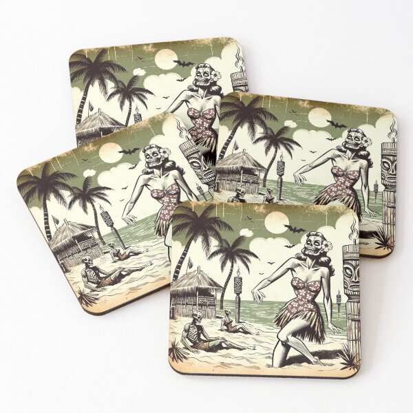 Item preview, Zombie Tiki Party designed and sold by ThatRandomJerk.