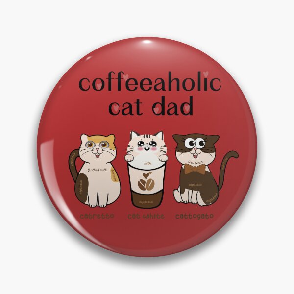 Artikelvorschau, Kaffeesüchtiger Katzenvater entworfen und verkauft von Luki1256.