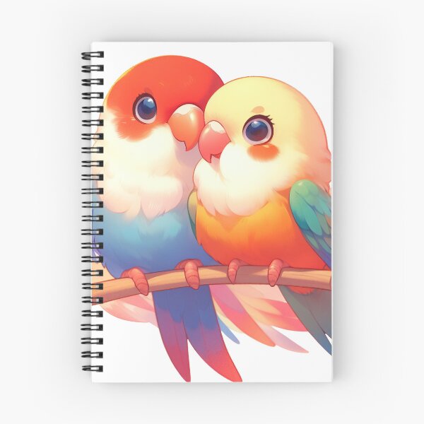 Item preview, Cute Agaporni Lovebirds Couple | Art2 designed and sold by GsnDream.