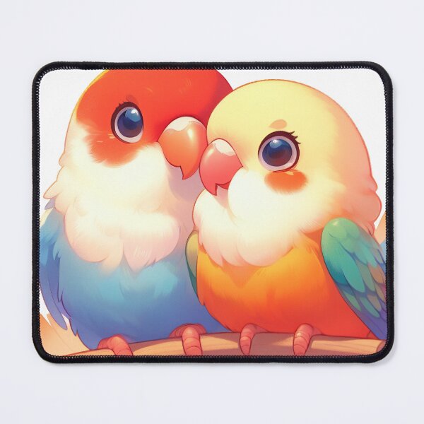 Item preview, Cute Agaporni Lovebirds Couple | Art2 designed and sold by GsnDream.