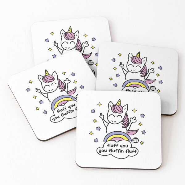 Item preview, FLUFF YOU FLUFF UNICORN designed and sold by TODD GOLDMAN.