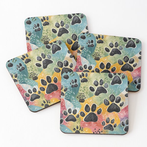 Item preview, Abstract Paw Prints designed and sold by LornaHamel.