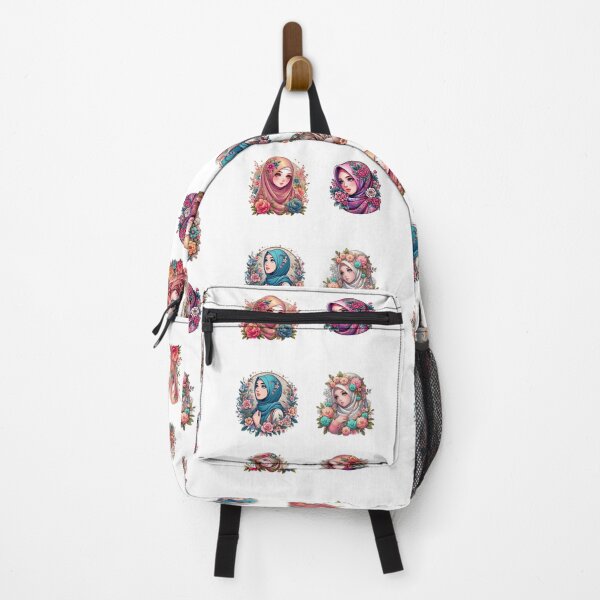 Item preview, Cute Floral Muslimah Hijabi Muslim Girl designed and sold by Alnazie.