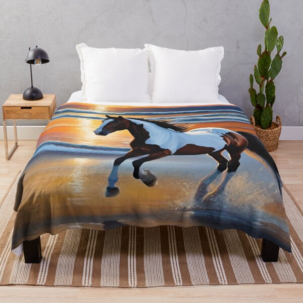 Item preview, Horse running on beach designed and sold by MixinMadness.
