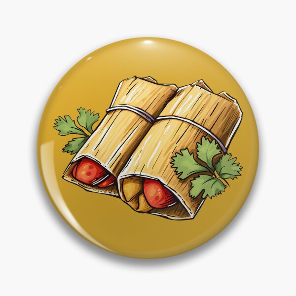 Item preview, Mexican Tamales Meal Hand Drawn Food Illustration designed and sold by meganohm.