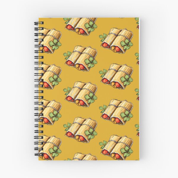 Item preview, Mexican Tamales Meal Hand Drawn Food Illustration designed and sold by meganohm.