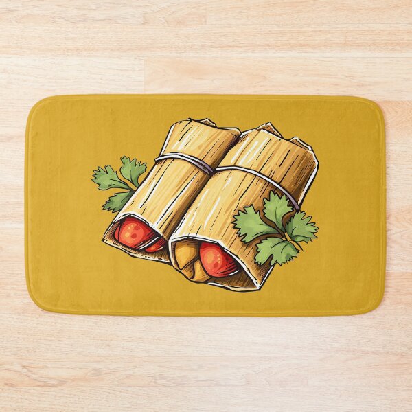 Item preview, Mexican Tamales Meal Hand Drawn Food Illustration designed and sold by meganohm.