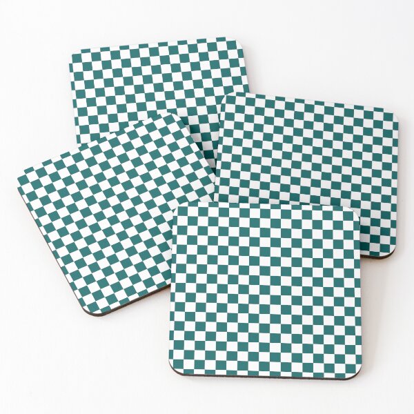 Item preview, Checkered White and Green Pattern designed and sold by LinDraws.