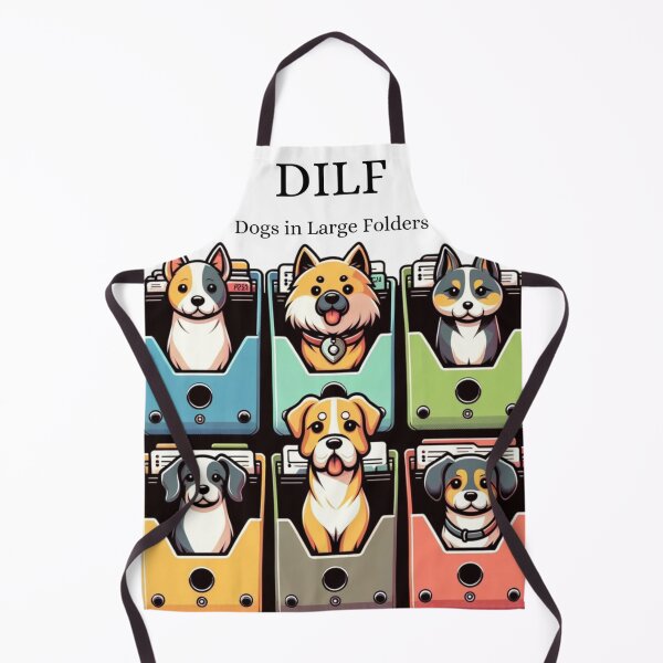 Item preview, Dogs in Large Folders designed and sold by CuteFunnyShirts.