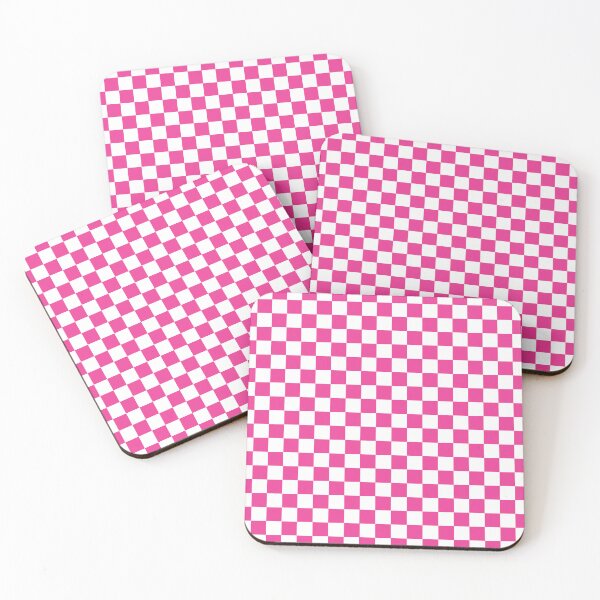 Item preview, Checkered White and Magenta Pattern designed and sold by LinDraws.