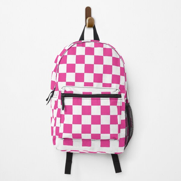 Item preview, Checkered White and Magenta Pattern designed and sold by LinDraws.