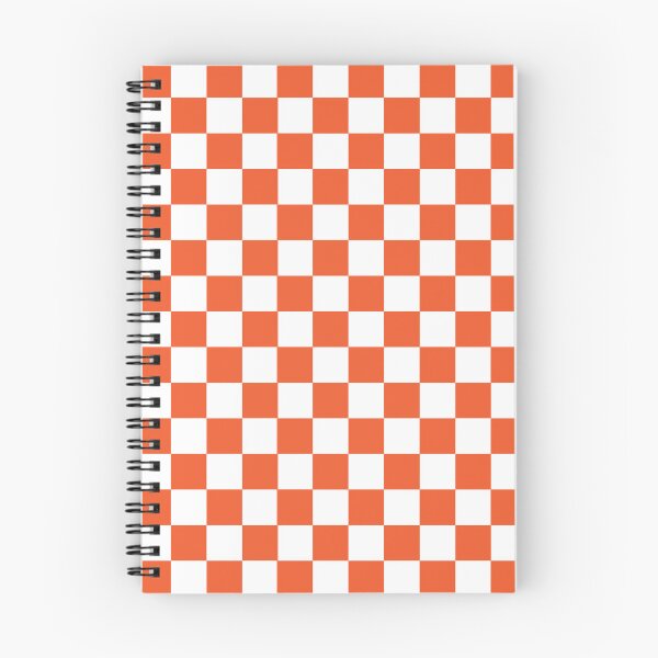 Item preview, Checkered White and Orange Pattern designed and sold by LinDraws.